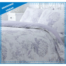 Lavender Garden Pintura Poliéster Duvet Cover Bedding Set